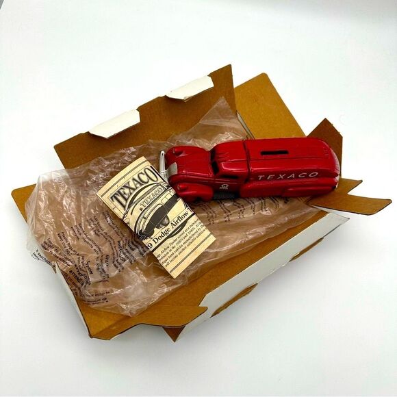 1939 Texaco Dodge Tanker Die Cast Metal Coin Bank Collector Series #10 NWB 1999 - Picture 10 of 10